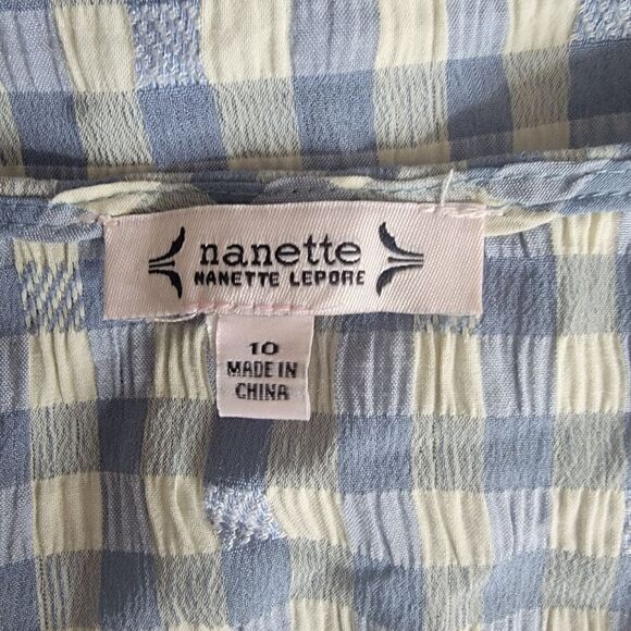 Nanette Lepore Gingham Sleeveless Maxi Dress. Size 10. - Picture 10 of 10